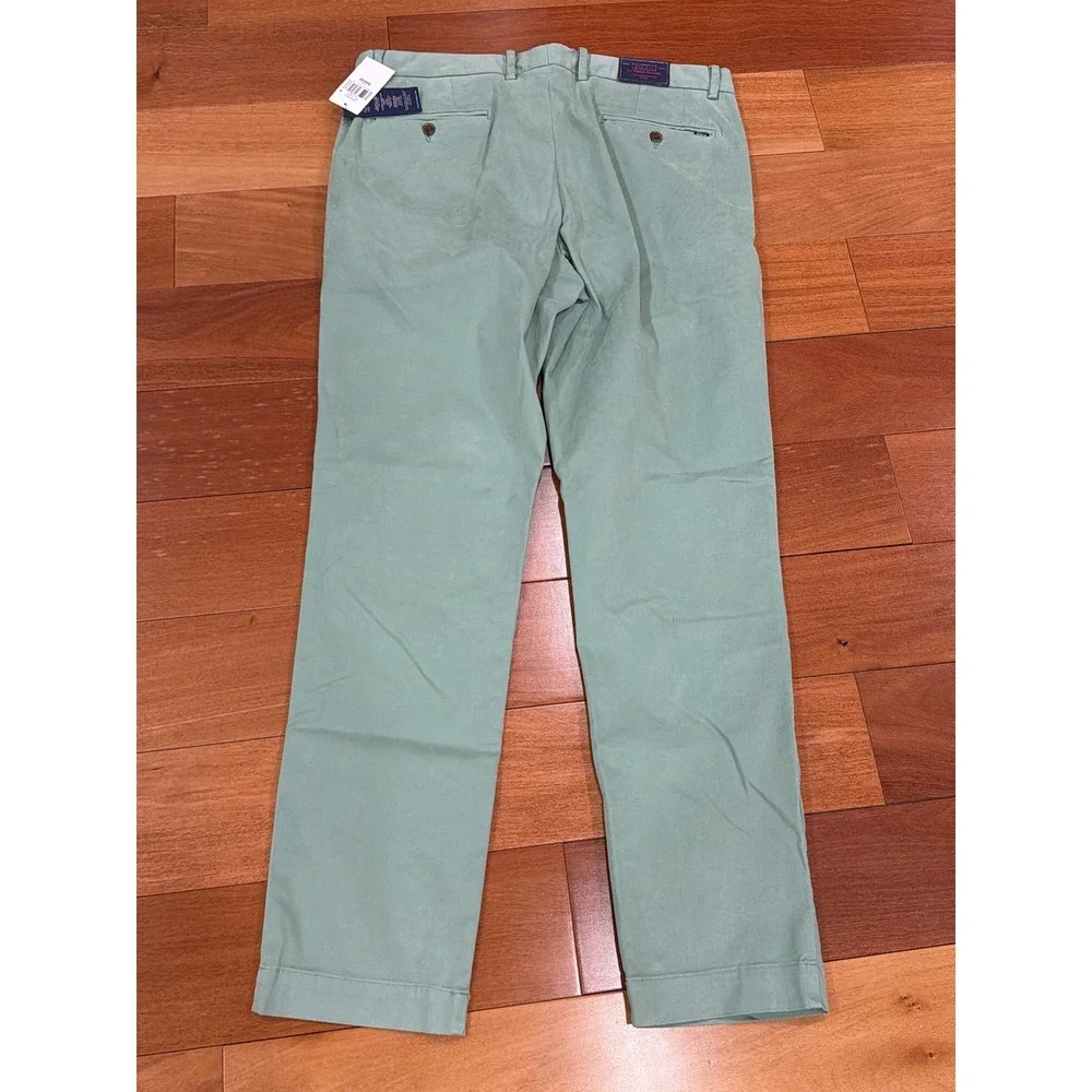 NWT Polo Ralph Lauren Jarrett Pant Mens Faded Mint Slim Fit Chino 33x32
